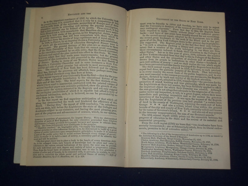 1880 ELIPHALET NOTT POTTER ADDRESS - UNIVERSITY OF THE STATE OF NEW YORK- J 4699