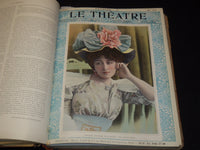 1901 JANUARY-JUNE LE THEATRE MAGAZINE BOUND VOLUME - 12 ISSUES - KD 2657D