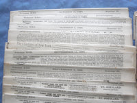 1889 THE SHELTERING ARMS NEWSPAPER - LOT OF 21 - #S 22-42 - NP 8424
