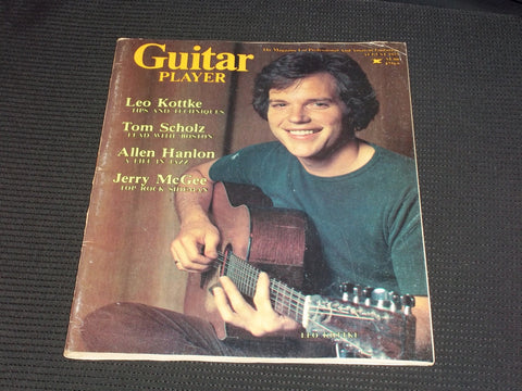 1977 AUGUST GUITAR PLAYER MAGAZINE - LEO KOTTKE FRONT COVER - E 7715