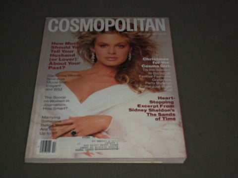 1988 DECEMBER COSMOPOLITAN MAGAZINE - PAULA ABBOTT, PHOTO BY SCAVULLO - SP 3155