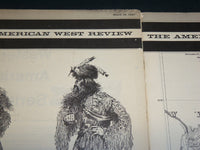 1967 THE AMERICAN WEST REVIEW MAGAZINE LOT OF 4 ISSUES - NP 2399N