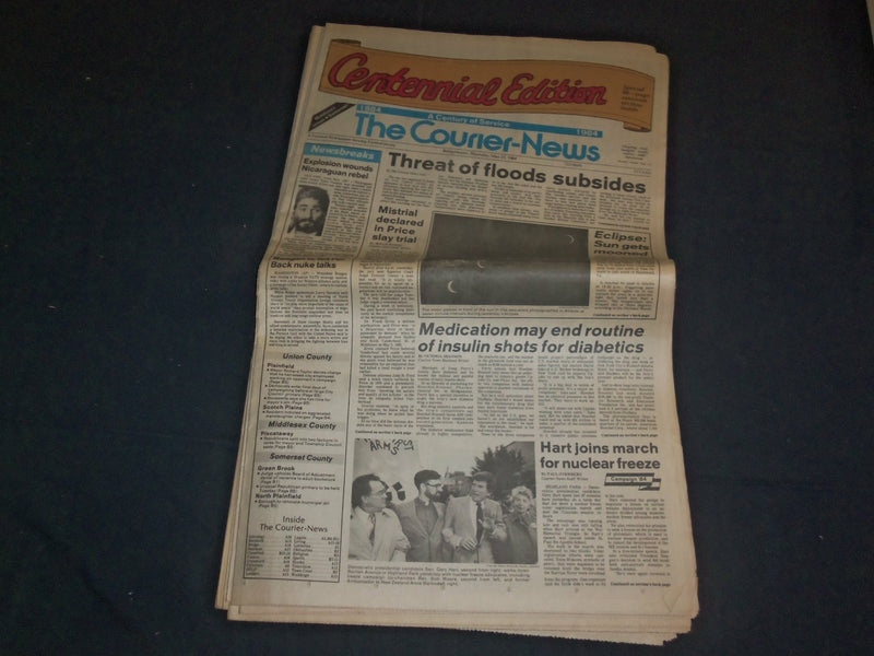 1984 MAY 21 THE CORIER-NEWS NEWSPAPER - CENTENNIAL EDITION - NP 3497