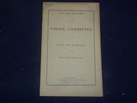1869 TOWN OF RUTLAN SCHOOL COMMITTEE ANNUAL REPORT - J 4482
