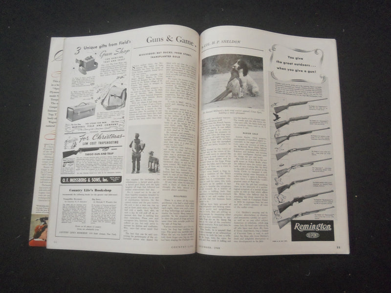 1940 DECEMBER COUNTRY LIFE MAGAZINE - NICE COVER, STORIES & PHOTOS - ST 3660E