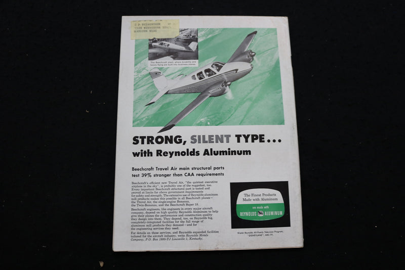 1958 MAR 24 AVIATION WEEK MAGAZINE - XSM-64 NAVAHO COVER - SP 4175W