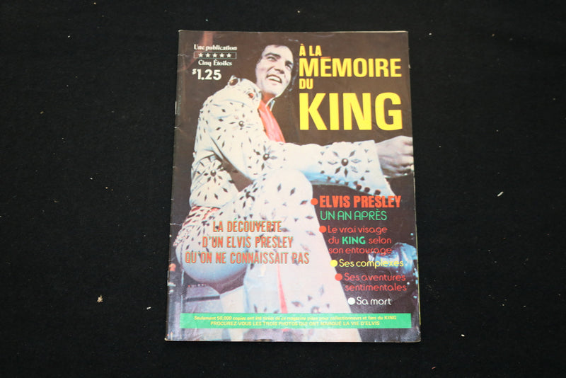 1970'S A LA MEMOIRE DU KING MAGAZINE - ELVIS PRESLEY COVER - F 256U