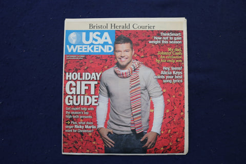 2005 DECEMBER 2-4 USA WEEKEND MAGAZINE - RICKY MARTIN COVER - E 18275