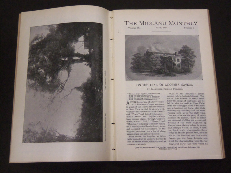 1898 THE MIDLAND MONTHLY MAGAZINE LOT OF 12 COMPLETE YEAR - NICE PHOTOS- WR 569G
