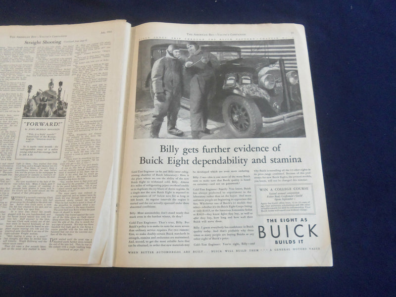 1931 JULY AMERICAN BOY MAGAZINE - CADDYING FOR BOBBY JONES - ST 7060