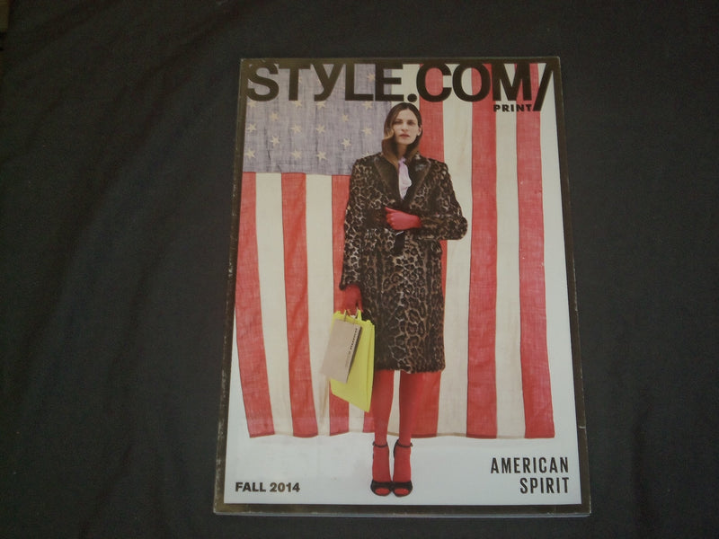 2014 FALL STYLE.COM/PRINT MAGAZINE - NICE FASHION COVER & PHOTOS - B 1096
