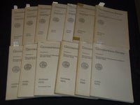 1947-1953 GEOGRAPHICAL REVIEW MAGAZINE LOT OF 13 - GREAT FOLD-OUT MAPS - WR 55P