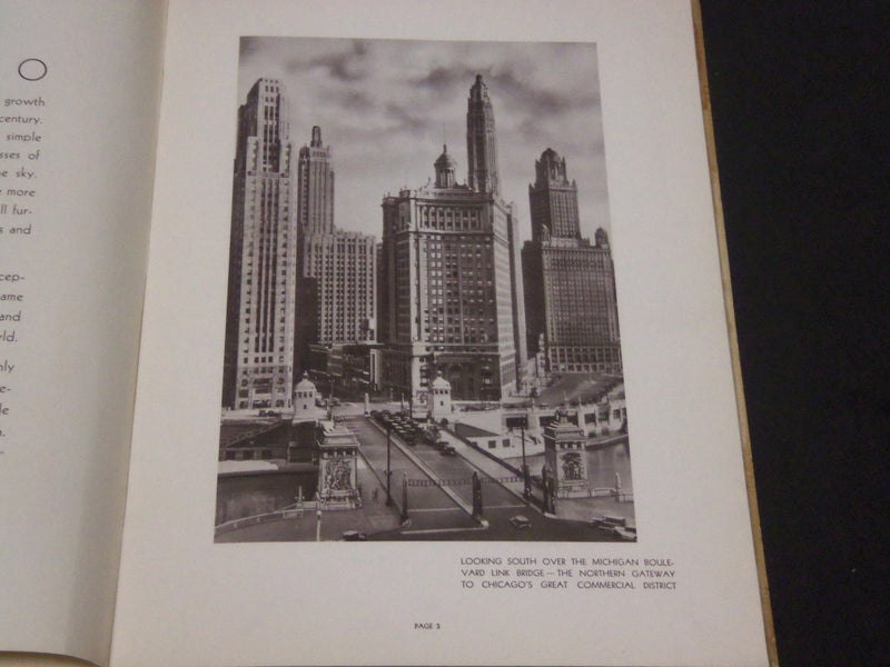1932 CHICAGO BEAUTIFUL BOOK PUBLISHED BY CONINE AND MILLNER - PHOTOS - J 2132