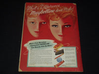 1937-1938 FALL SCREEN ALBUM MAGAZINE - CLARK GABLE & MYRNA LOY COVER - E 14679