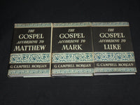 1925-1931 THE GOSPEL ACCORDING TO MARK BOOK LOT OF 3 - G. MORGAN - KD 1378E