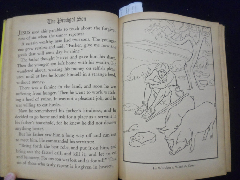 1934 MAMMOTH BOOK HARDCOVER BOOK - CHILDREN'S STORIES - KD 8357
