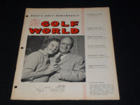 1966 NOVEMBER 4 GOLF WORLD MAGAZINE - RICHARD S. TUFTS & PENNINGTON - E 7301