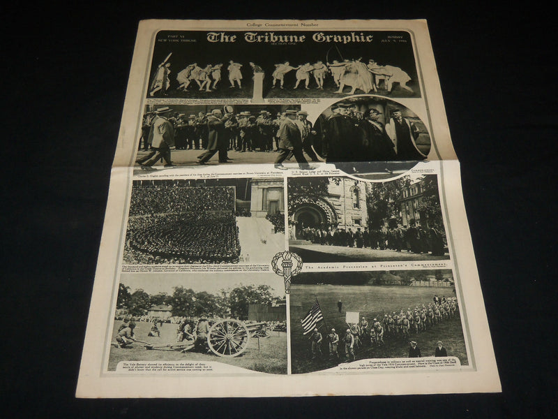 1916 JULY 9 TRIBUNE GRAPHIC SECTION - COLLEGE COMMENCEMENT NUMBER - NP 5428