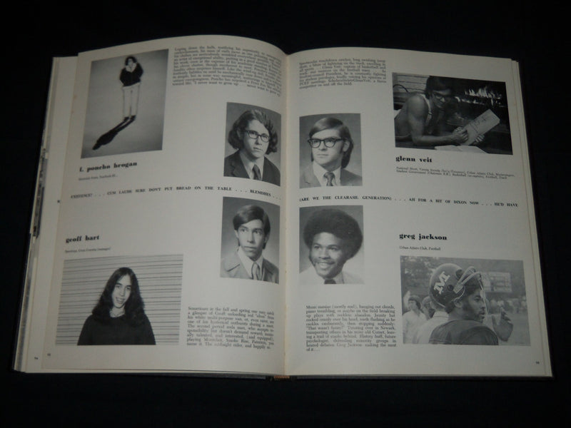 1972 MONTCLAIR ACADEMY YEARBOOK - MONTCLAIR NEW JERSEY - PHOTOS - YB 1630