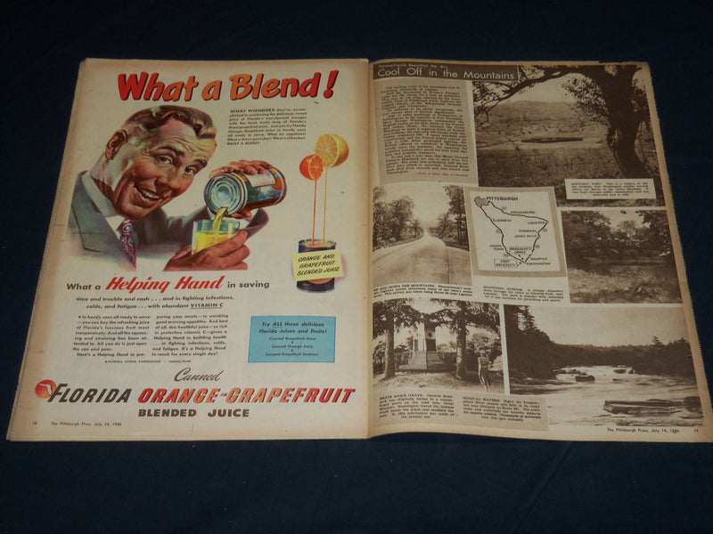 1946 JULY 14 THE PITTSBURGH PRESS SUNDAY ROTO SECTION - JEWELRY - NP 4477