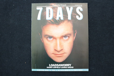 1989 OCTOBER 22-28 7 DAYS MAGAZINE - HARRY ENFIELD COVER - E 24462
