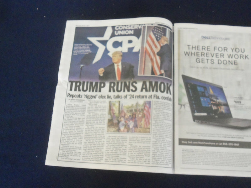 2021 MARCH 1 NEW YORK DAILY NEWS NEWSPAPER - GOV. CUOMO ADMITS TO 'MAKING JOKES'