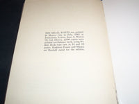 1965 THE SMALL WAVES SOFTCOVER BOOK BY ALVIN GREENBERG - DON MCINTOSH - J 8928