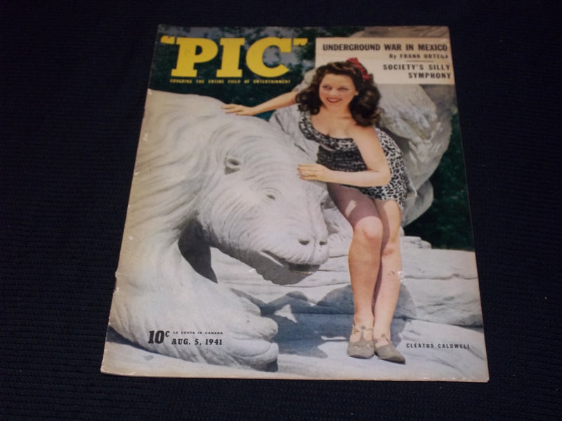 1941 AUGUST 5 PIC MAGAZINE - CLEATUS CALDWELL FRONT COVER - E 20557
