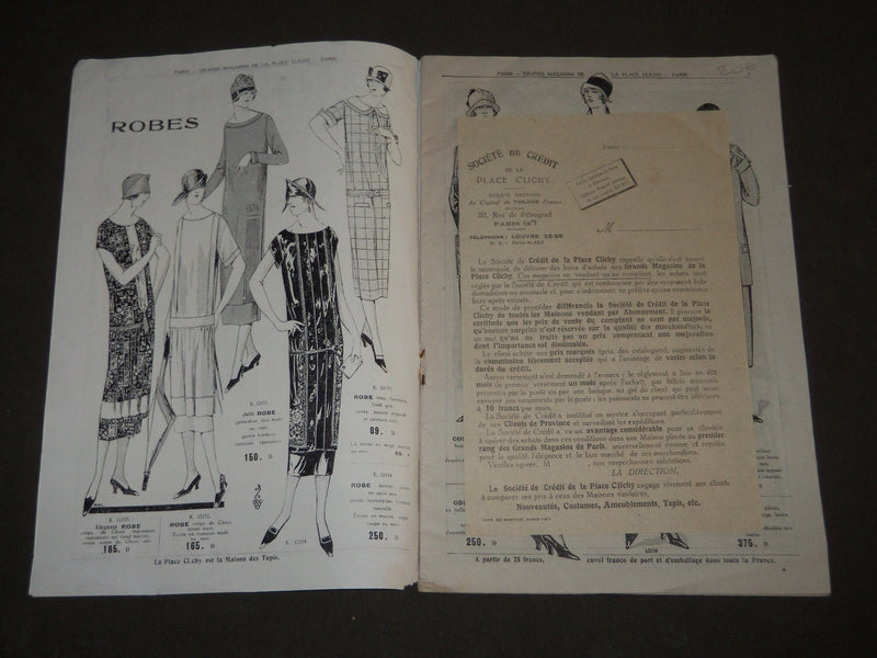 1920'S MARCH 17 A LA PLACE CLICHY NOUVEAUTE D ETE FRENCH CATALOGUE - FR 1066