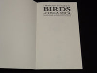 1996 BIRDS OF COSTA RICA SOFTCOVER BOOK BY TRAVEL & SITE GUIDE - KD 7756