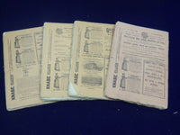 1883 THE ATLANTIC MONTHLY MAGAZINE LOT OF 4 ISSUES - GREAT WRITERS - WR 148