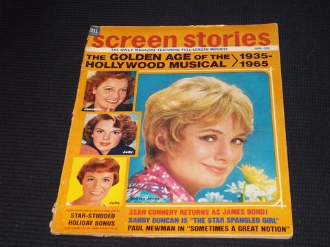 1972 JANUARY SCREEN STORIES MAGAZINE - SHIRLEY JONES FRONT COVER - E 14094