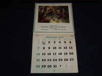 1951 HIGHLAND CLEANERS CALENDAR - ILLINOIS - J 8790