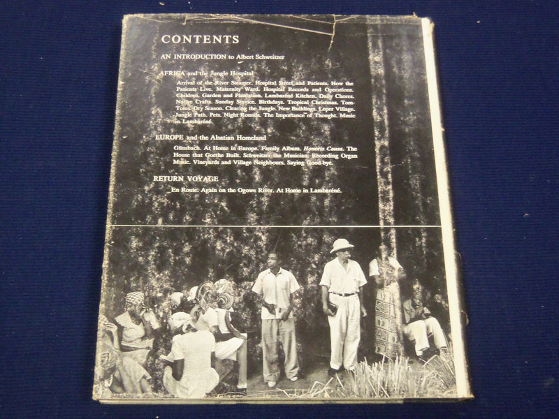 1955 THE WORLD OF ALBERT SCHWEITZER BY ERICA ANDERSON BOOK - PHOTOS - KD 1769