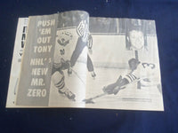 1970 APRIL HOCKEY PICTORIAL MAGAZINE - MIKE LAUGHTON-JUHA WIDING COVER - ST 200U