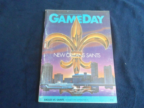 1983 DEC 11 GAMEDAY MAGAZINE - PHILADELPHIA EAGLES VS. N.O. SAINTS - SP 4834U