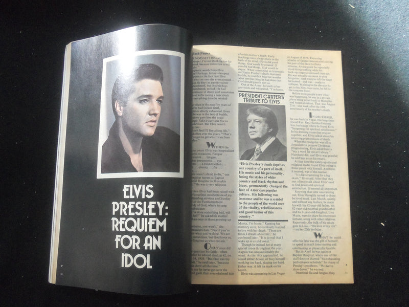 1977 NOVEMBER PHOTOPLAY MAGAZINE - ELVIS PRESLEY: REQUIEM FOR AN IDOL - SP 1521X