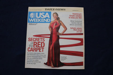 2007 JANUARY 12-14 USA WEEKEND MAGAZINE - NANCY O'DELL COVER - E 18304