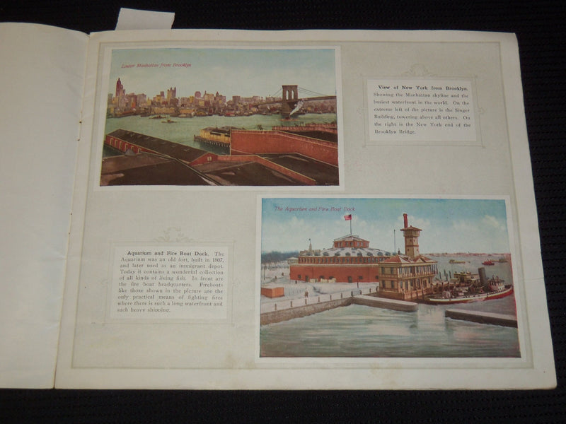 1920'S NEW YORK THE EMPIRE CITY VIEW BOOK - GREAT PHOTOS - J 7920