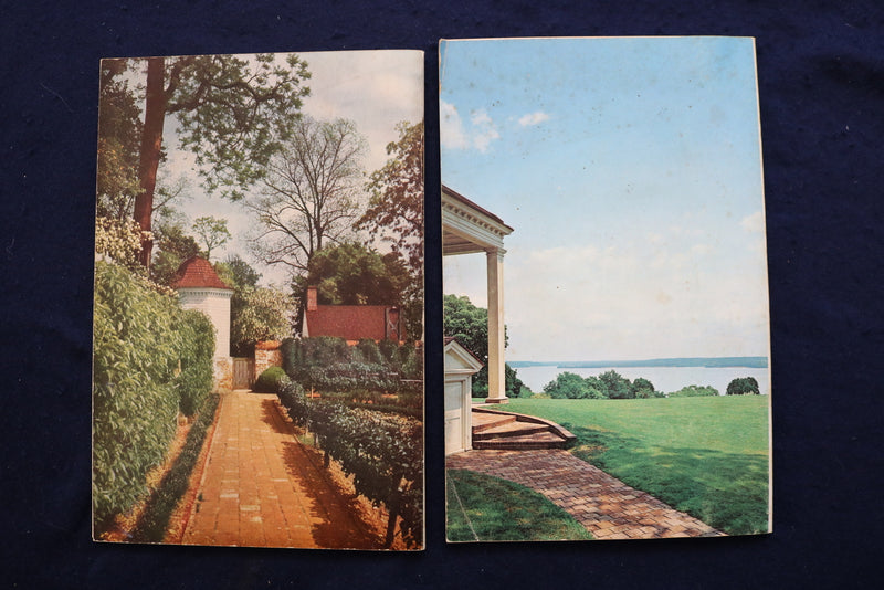 1953 & 1967 MOUNT VERNON - AN ILLUSTRATED HANDBOOK -SOFTCOVER - LOT OF 2- K 1343