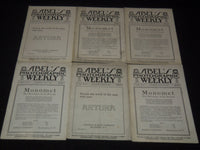 1919 ABEL'S PHOTOGRAPHIC WEEKLY MAGAZINE LOT OF 25 ISSUES - O 3074I