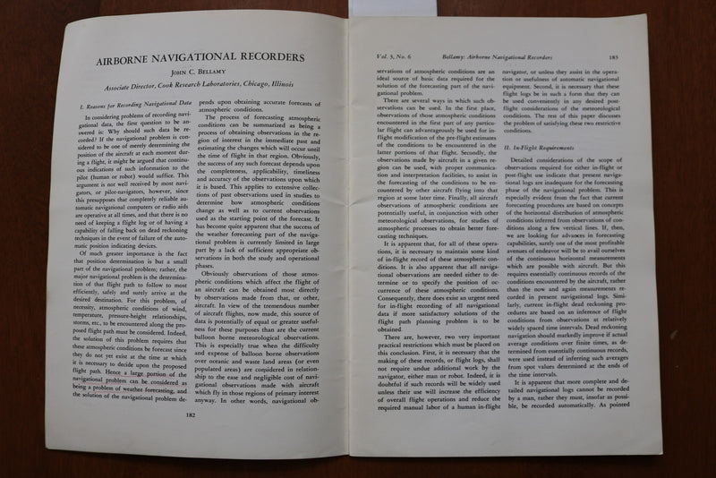 1952 DECEMBER NAVIGATION - INSTITUTE OF NAVIGATION - SOFTCOVER BOOK - K 3173