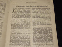 1934 OCTOBER THE SOCIAL FRONTIER JOURNAL MAGAZINE - VOLUME 1. NO. 1 - SP 4863E