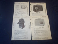 1947-1958 PHOTOFACT FOLDERS TELEVISION-RADIO - LOT OF 44 - O 3272