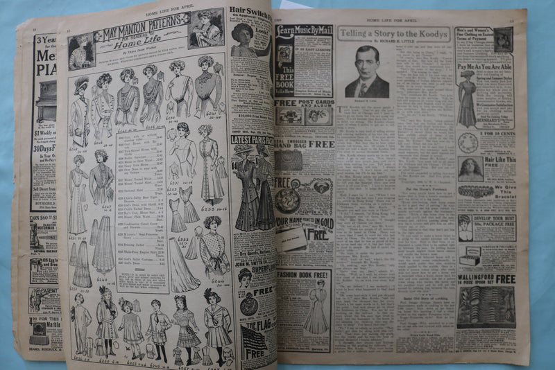 1909 APRIL & JULY HOME LIFE MAGAZINE - LOT OF 2 - K 3415