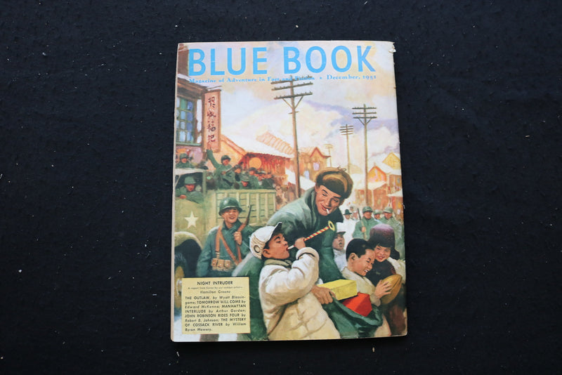 1951 DECEMBER BLUE BOOK MAGAZINE - CHRISTMAS COVER - E 10298