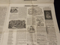 1878 APRIL ILLUSTRATED HOME GUEST NEWSPAPER - GEORGE BANCROFT GRIFFITH - K 61