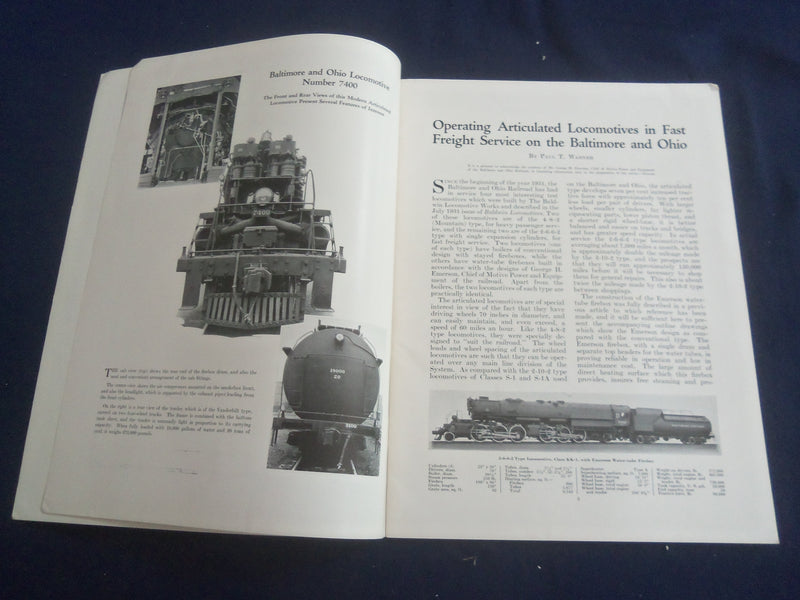 1932 JULY BALDWIN LOCOMOTIVES MAGAZINE - GREAT COVER AND PHOTOS - SP 6482G