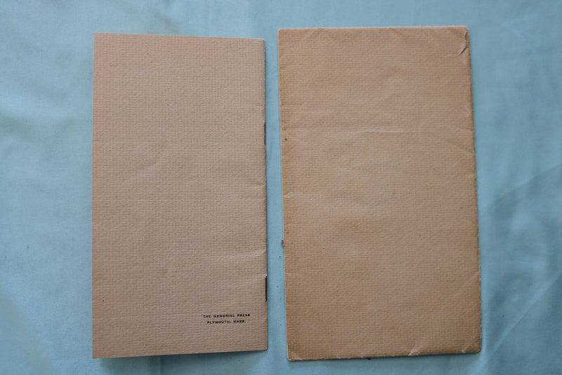 1926 APRIL 19 PLYMOUTH MEMORIAL BUIDLDING DEDICATION SOFTCOVER BOOKLET - K 3440