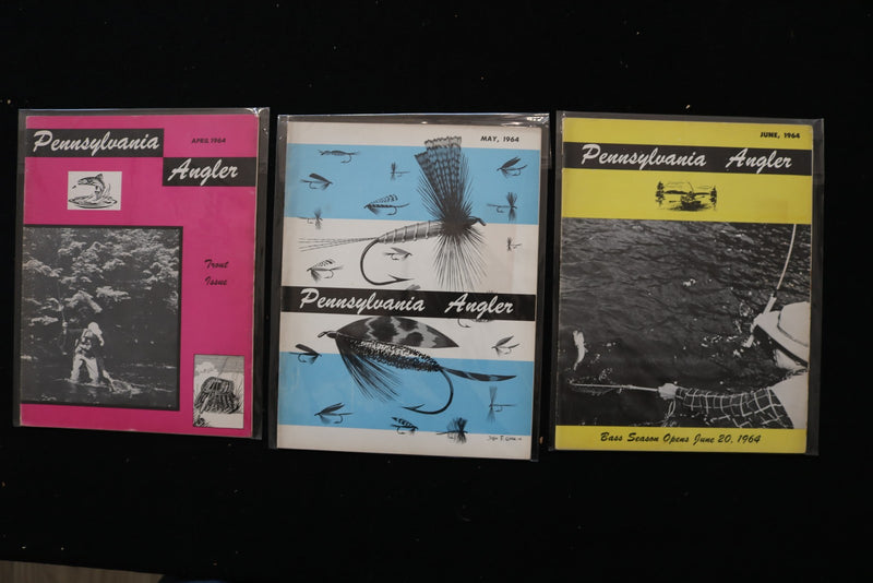 1964 PENNSYLVANIA ANGLER MAGAZINE - COMPLETE YEAR - LOT OF 12 - O 3746